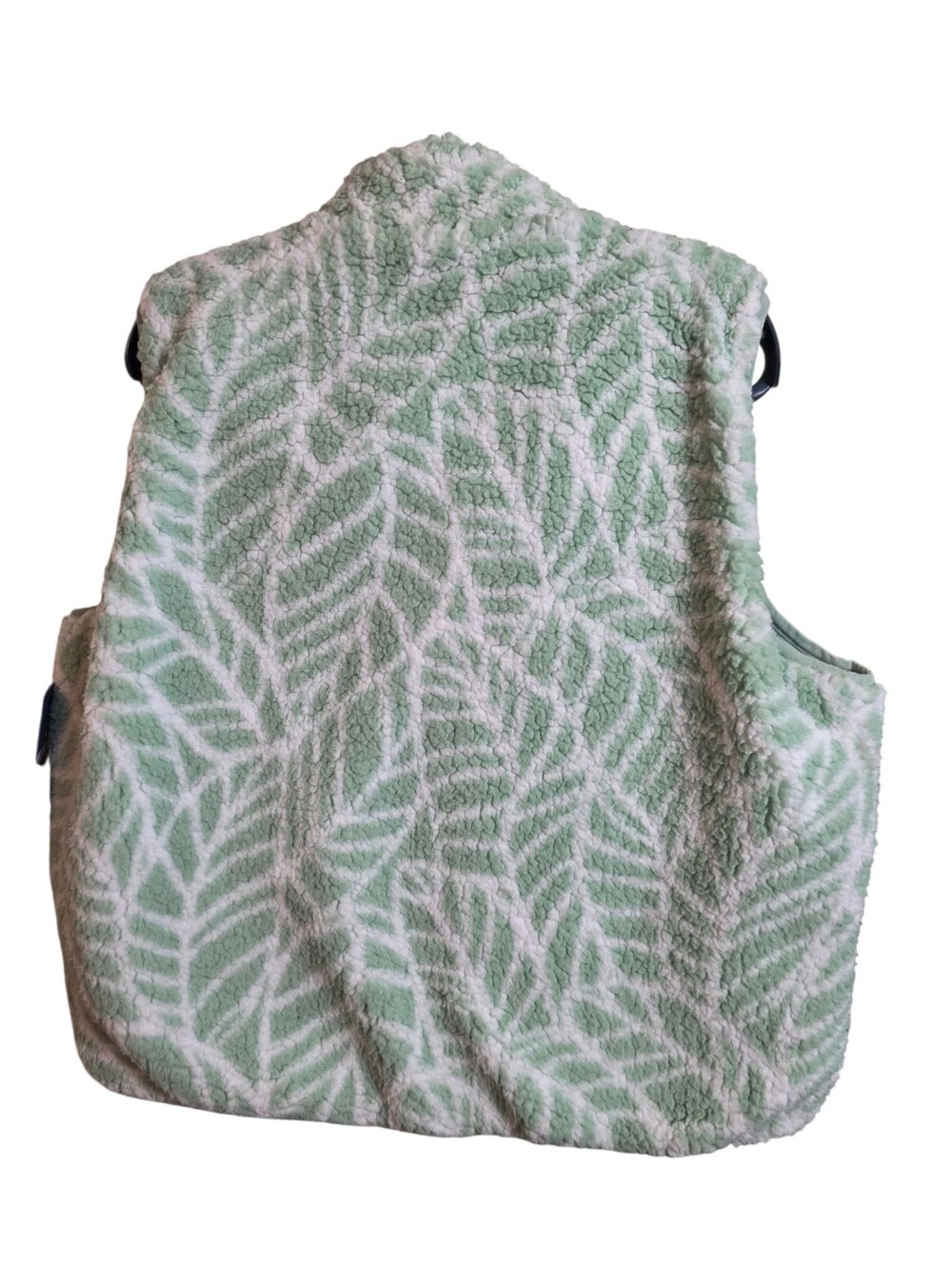 Reel Legends Women’s Medium Reversible Sherpa Fleece Vest Mint Green NWT - Picture 4 of 13
